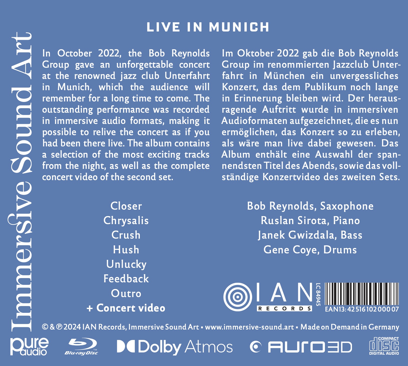 Bob Reynolds Group - Live in Munich – Bild 2