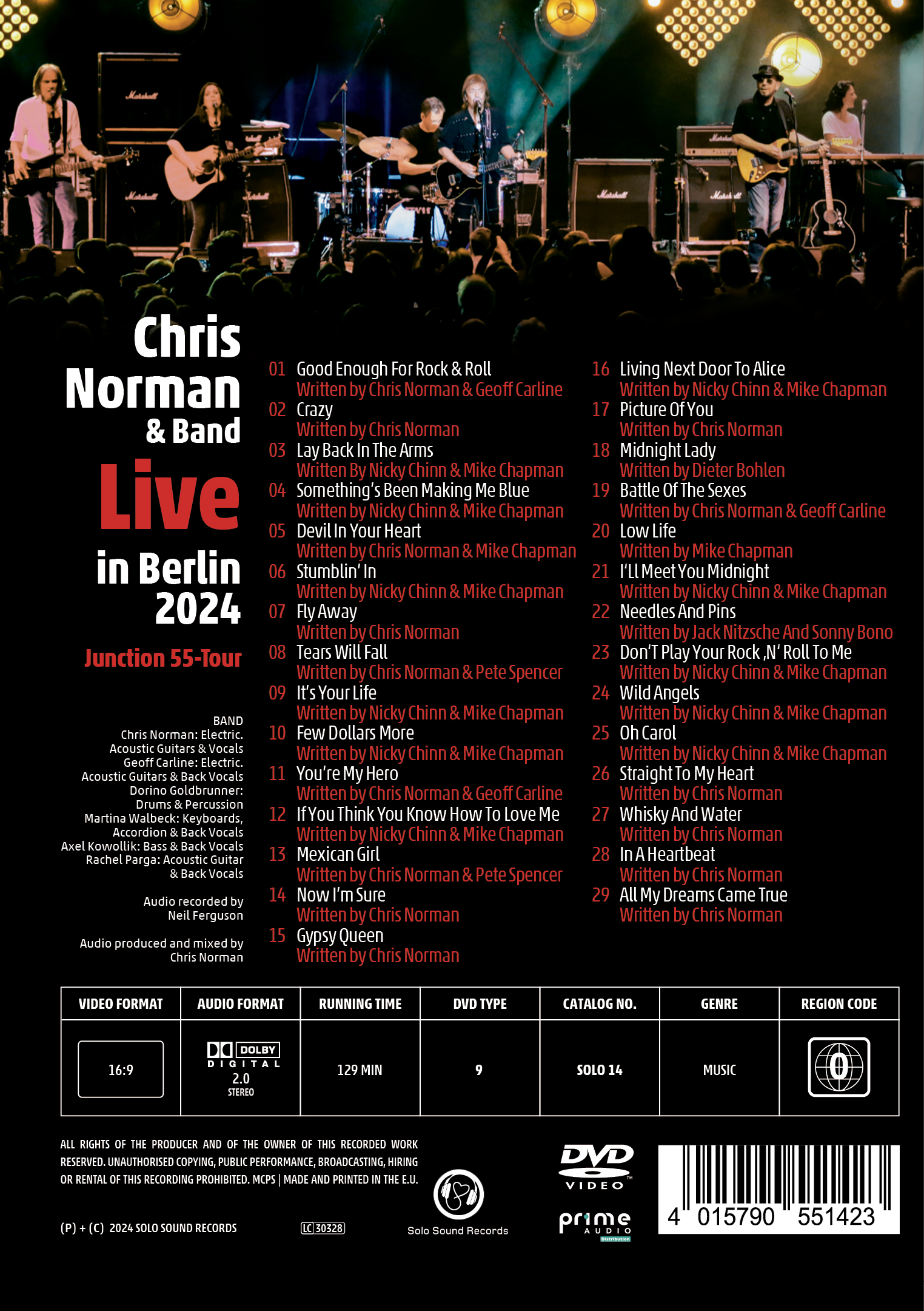 Chris Norman & Band - Live in Berlin 2024 - Junction 55-Tour – Bild 2